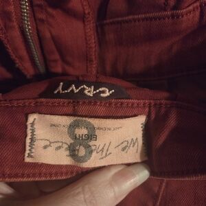 We The Free People Red Demin